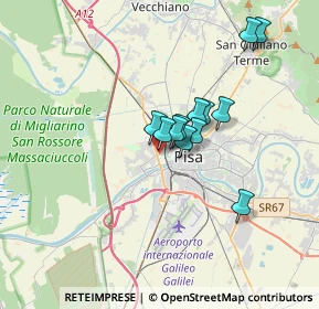 Mappa Piazzale dello Sport, 56122 Pisa PI, Italia (2.5475)