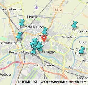 Mappa Via D'achiardi Giovanni, 56127 Pisa PI, Italia (1.74455)
