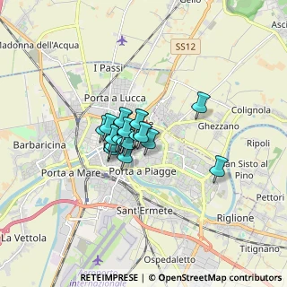 Mappa Via D'achiardi Giovanni, 56127 Pisa PI, Italia (0.94158)