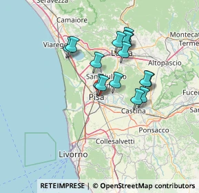 Mappa Via D'achiardi Giovanni, 56127 Pisa PI, Italia (11.614)