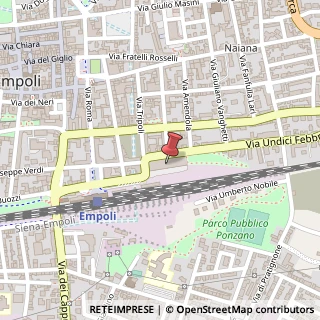 Mappa Viale Palestro, 77, 50053 Empoli, Firenze (Toscana)