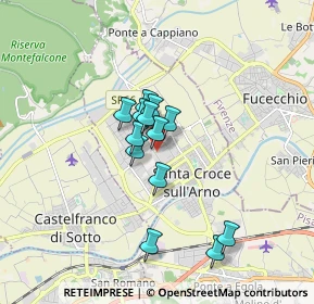 Mappa Via S. Tommaso, 56029 Santa Croce sull'Arno PI, Italia (1.24231)