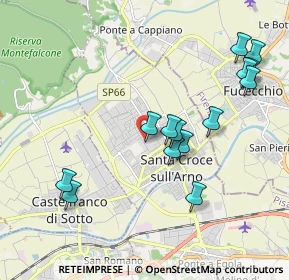 Mappa Via S. Tommaso, 56029 Santa Croce sull'Arno PI, Italia (2.09)