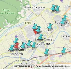 Mappa Via S. Tommaso, 56029 Santa Croce sull'Arno PI, Italia (2.24667)
