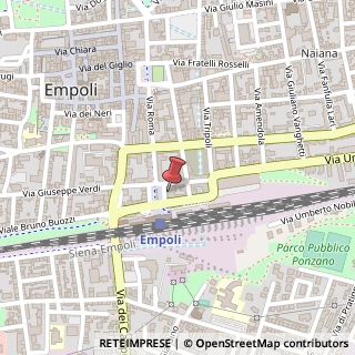 Mappa Piazza don Giovanni Minzoni, 6, 50053 Empoli, Firenze (Toscana)