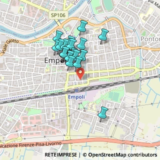 Mappa Via B. Ricasoli, 50053 Empoli FI, Italia (0.384)