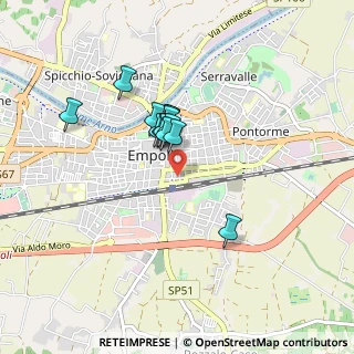 Mappa Via B. Ricasoli, 50053 Empoli FI, Italia (0.63154)