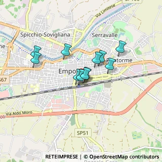Mappa Via B. Ricasoli, 50053 Empoli FI, Italia (0.59917)