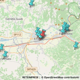 Mappa Via B. Ricasoli, 50053 Empoli FI, Italia (4.27286)