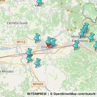 Mappa Via B. Ricasoli, 50053 Empoli FI, Italia (5.01462)