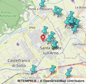 Mappa Via Privata Pietro Cerrini, 56029 Santa Croce sull'Arno PI, Italia (2.515)