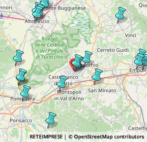 Mappa Via Privata Pietro Cerrini, 56029 Santa Croce sull'Arno PI, Italia (10.302)