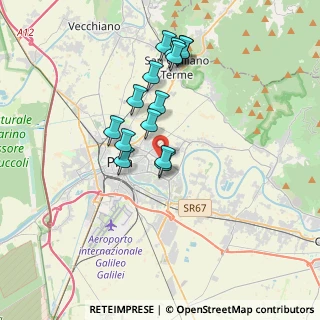 Mappa Via Ferruccio Giovannini, 56017 San Giuliano Terme PI, Italia (3.23643)