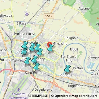 Mappa Via Ferruccio Giovannini, 56017 San Giuliano Terme PI, Italia (2.01154)