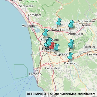 Mappa Via Ferruccio Giovannini, 56017 San Giuliano Terme PI, Italia (8.28188)