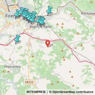Mappa Via della Rimaggina, 50012 Antella FI, Italia (6.04647)