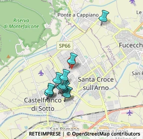 Mappa Via Lombardia, 56029 Santa Croce sull'Arno PI, Italia (1.67154)
