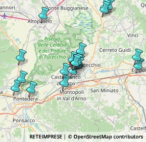 Mappa Via Lombardia, 56029 Santa Croce sull'Arno PI, Italia (7.323)