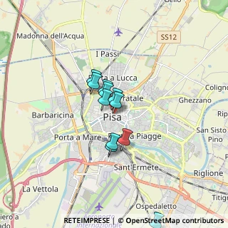 Mappa Via Sant'Orsola, 56127 Pisa PI, Italia (1.27909)