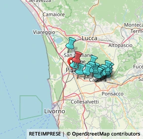 Mappa Via Sant'Orsola, 56127 Pisa PI, Italia (10.26118)