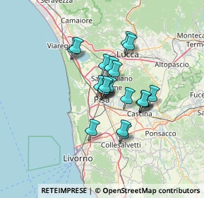 Mappa Via Sant'Orsola, 56127 Pisa PI, Italia (9.4635)