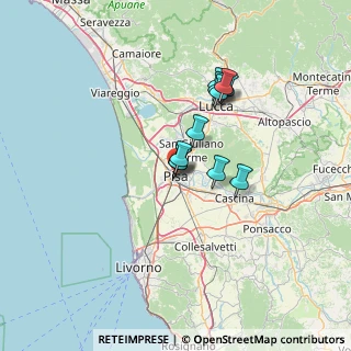 Mappa Via Sant'Orsola, 56127 Pisa PI, Italia (10.00182)