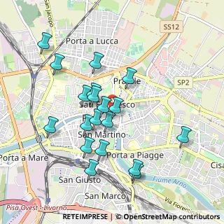 Mappa Via Giovanni di Simone, 56127 Pisa PI, Italia (0.91789)