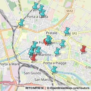 Mappa Via Giovanni di Simone, 56127 Pisa PI, Italia (1.025)
