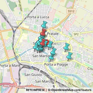 Mappa Via Giovanni di Simone, 56127 Pisa PI, Italia (0.498)