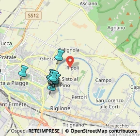 Mappa Via Nuova, 56023 Cascina PI, Italia (1.61909)