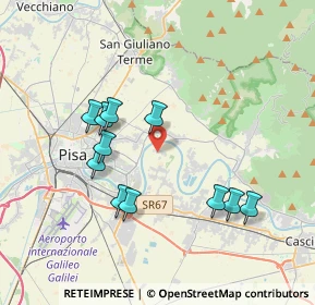 Mappa Via Nuova, 56023 Cascina PI, Italia (3.66364)
