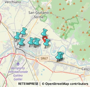 Mappa Via Nuova, 56023 Cascina PI, Italia (3.14727)