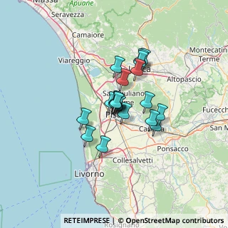 Mappa Via Cesare Beccaria, 56017 Pisa PI, Italia (8.6225)