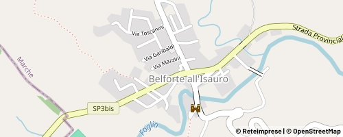 Mappa Belforte all'Isauro