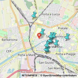 Mappa Via Trieste, 56126 Pisa PI, Italia (0.83091)
