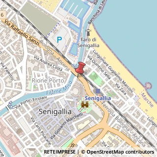 Mappa Via M. Perilli, 21, 60019 Senigallia, Ancona (Marche)
