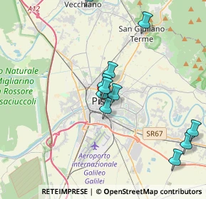 Mappa Via Guido da Pisa, 56127 Pisa PI, Italia (3.68)