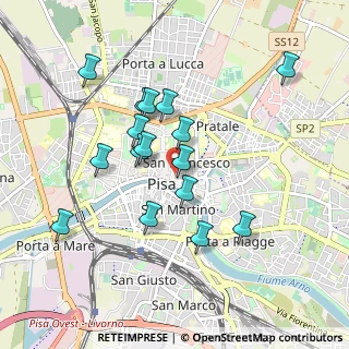 Mappa Via Camillo Benso Cavour, 56127 Pisa PI, Italia (0.86563)