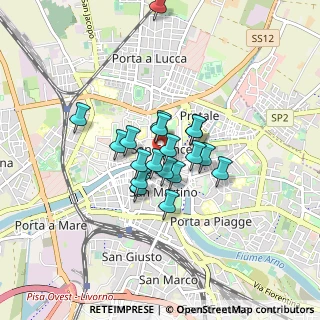 Mappa Via Camillo Benso Cavour, 56127 Pisa PI, Italia (0.60211)