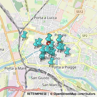 Mappa Via Guido da Pisa, 56127 Pisa PI, Italia (0.52889)