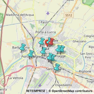 Mappa Via Guido da Pisa, 56127 Pisa PI, Italia (1.35091)