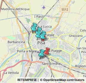 Mappa Via Guido da Pisa, 56127 Pisa PI, Italia (1.32)