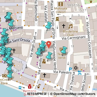 Mappa Via Camillo Benso Conte di Cavour, 56127 Pisa PI, Italia (0.075)