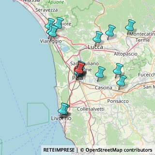 Mappa Via Guido da Pisa, 56127 Pisa PI, Italia (14.08)
