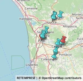 Mappa Via Camillo Benso Conte di Cavour, 56127 Pisa PI, Italia (11.89077)