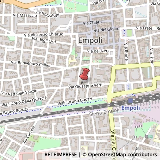 Mappa Via Giuseppe Verdi, 62, 50053 Empoli, Firenze (Toscana)