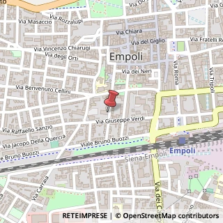 Mappa Via Gaetano Fabiani, 6, 50053 Empoli, Firenze (Toscana)