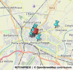Mappa Via del Giardino, 56127 Pisa PI, Italia (0.66364)