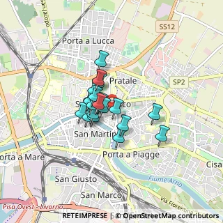 Mappa Via del Giardino, 56127 Pisa PI, Italia (0.538)