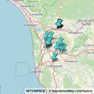 Mappa Via del Giardino, 56127 Pisa PI, Italia (9.443)